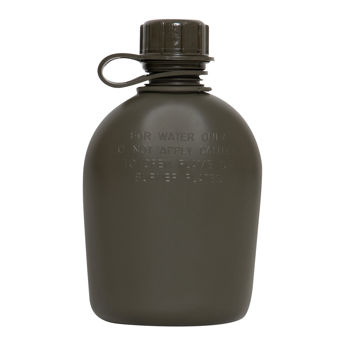 Genuine GI Canteen With Clip is made of a high-density polyethylene plastic that is BPA Free, with a rigid, single wall construction. The military canteen features a screw cap and clip and will fit into any our G.I Style Canteen Covers. U.S. Made, NSN# 8465-00-889-3744 MIL SPEC: MIL-C-43103 www.moralepatches.com.au