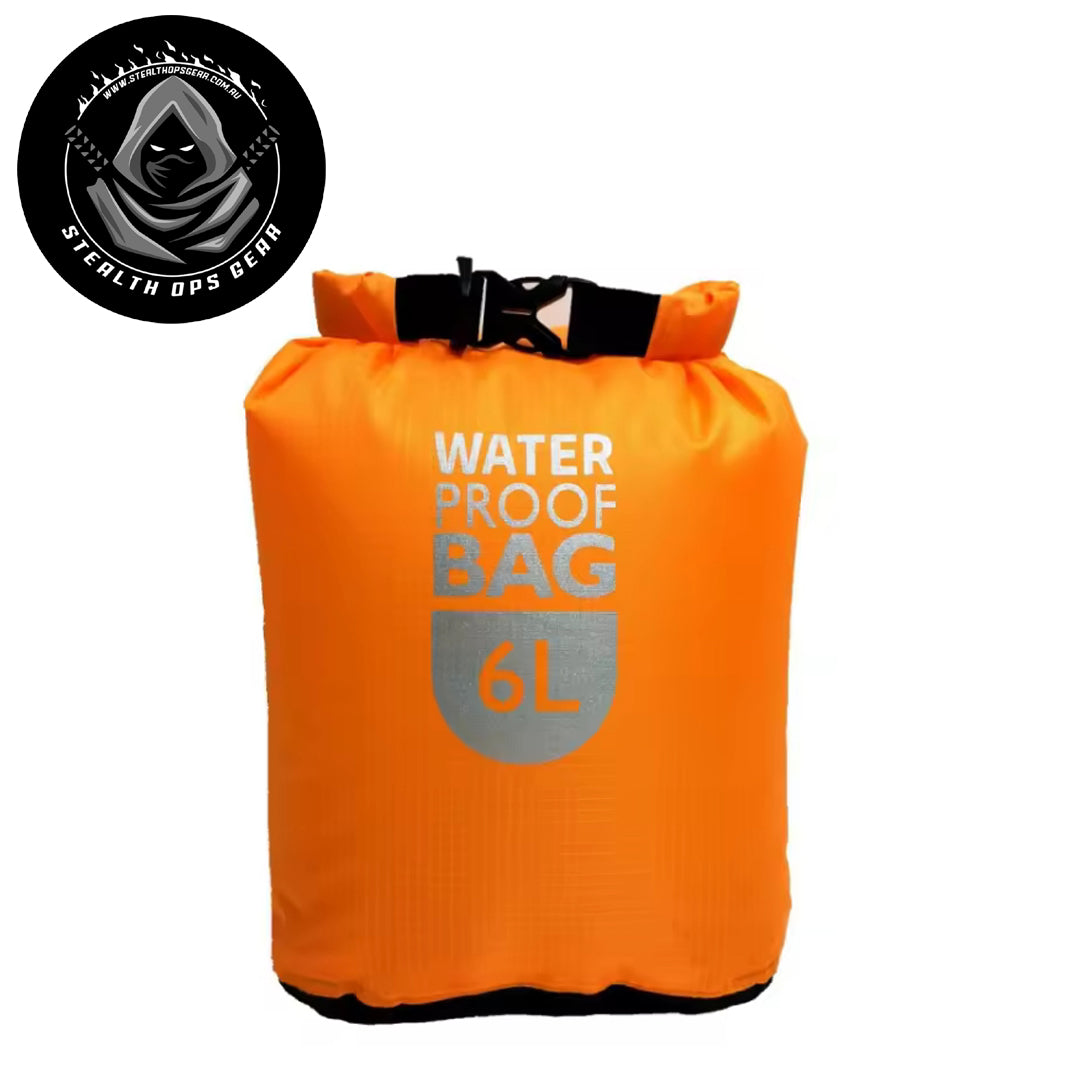6LT Camping Lightweight Dry Bag Orange