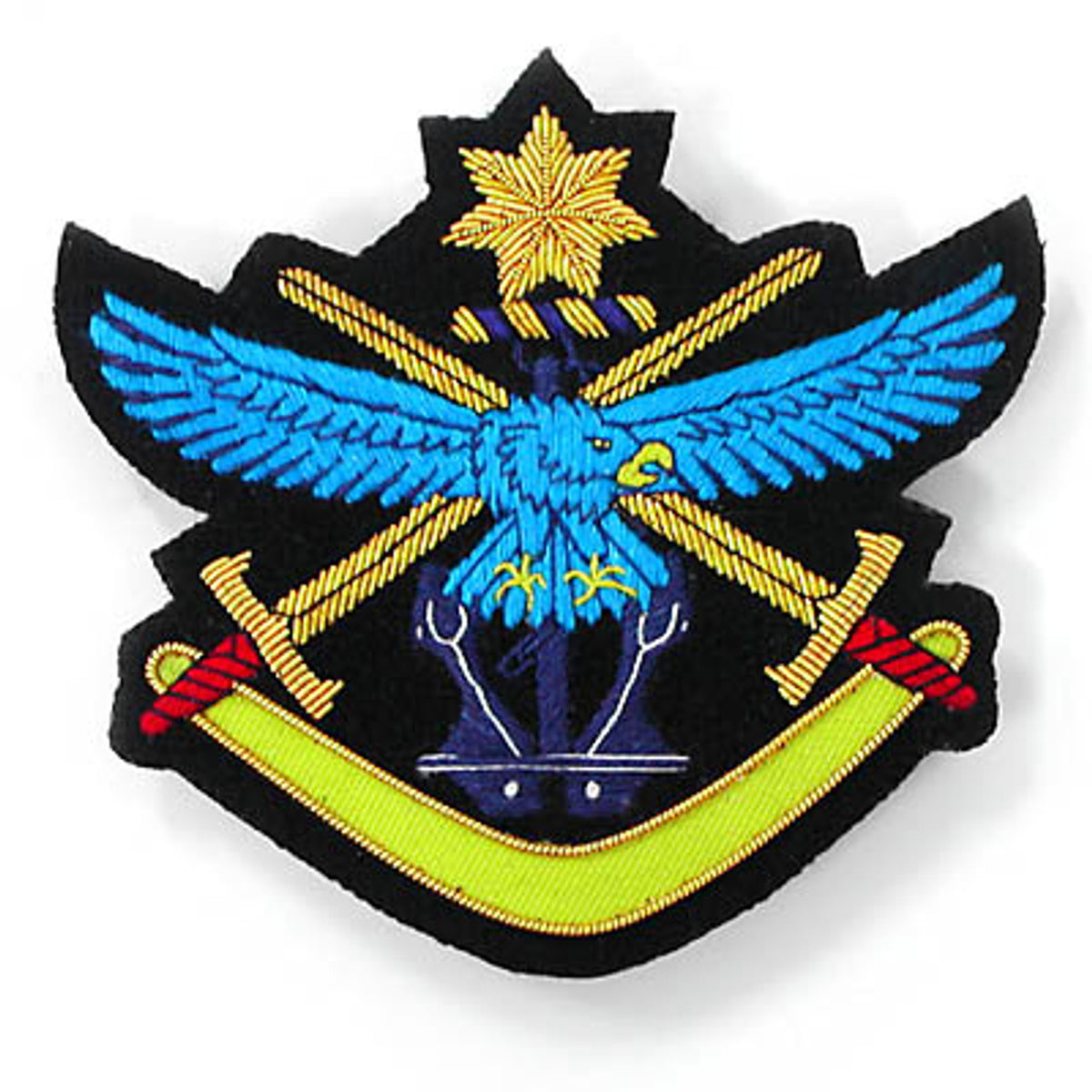 Superb Australian Defence Force (ADF) Bullion Pocket Badge perfect for your Blazer, bag or where you want a stylish badge. Approximate size 80x80mm. Securely fastens with 3 butterfly catches on the back www.moralepatches.com.au