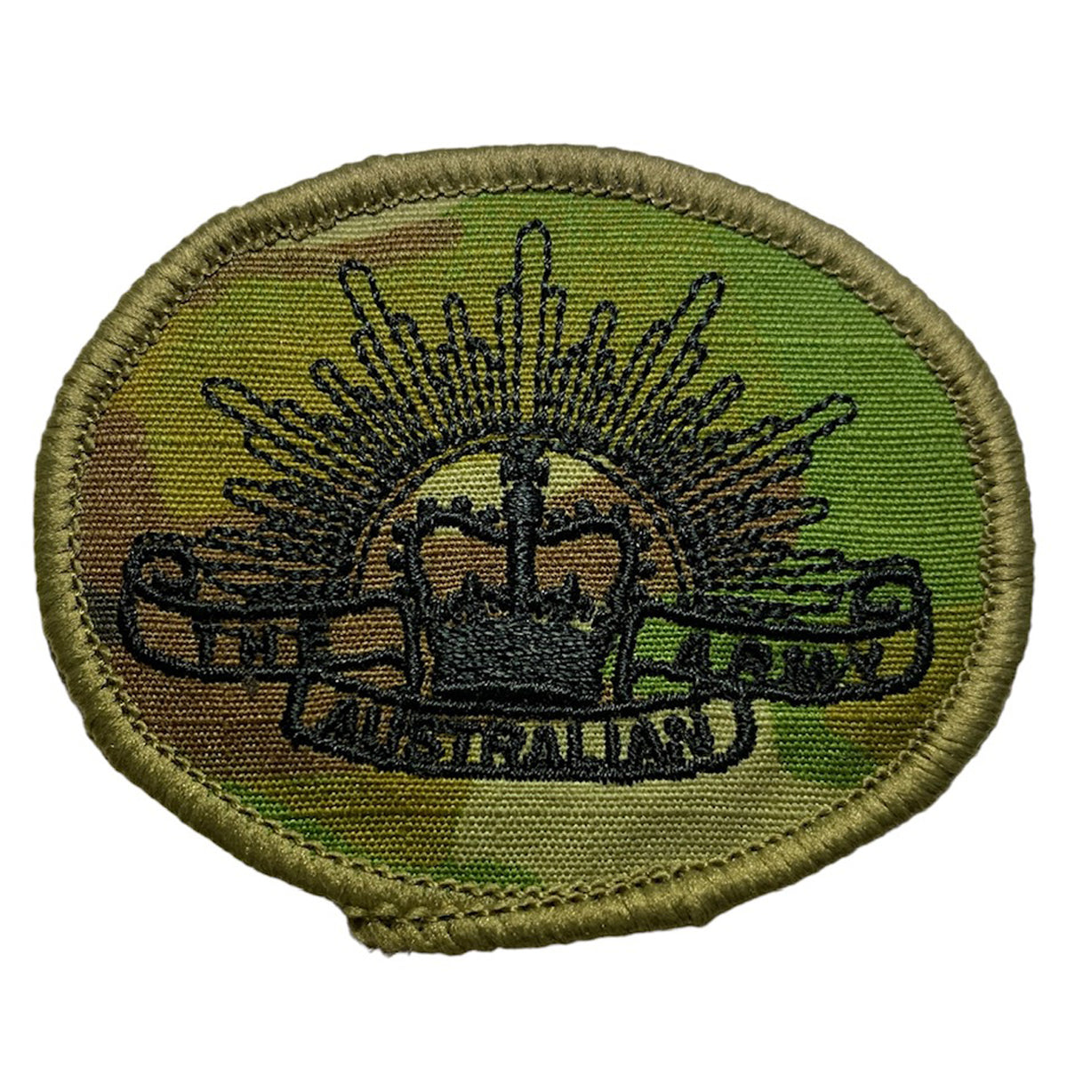 Army Australian Multicam Camouflage Uniform AMCU Rising Sun Patch 6.5cmx4.7cm www.moralepatches.com.au