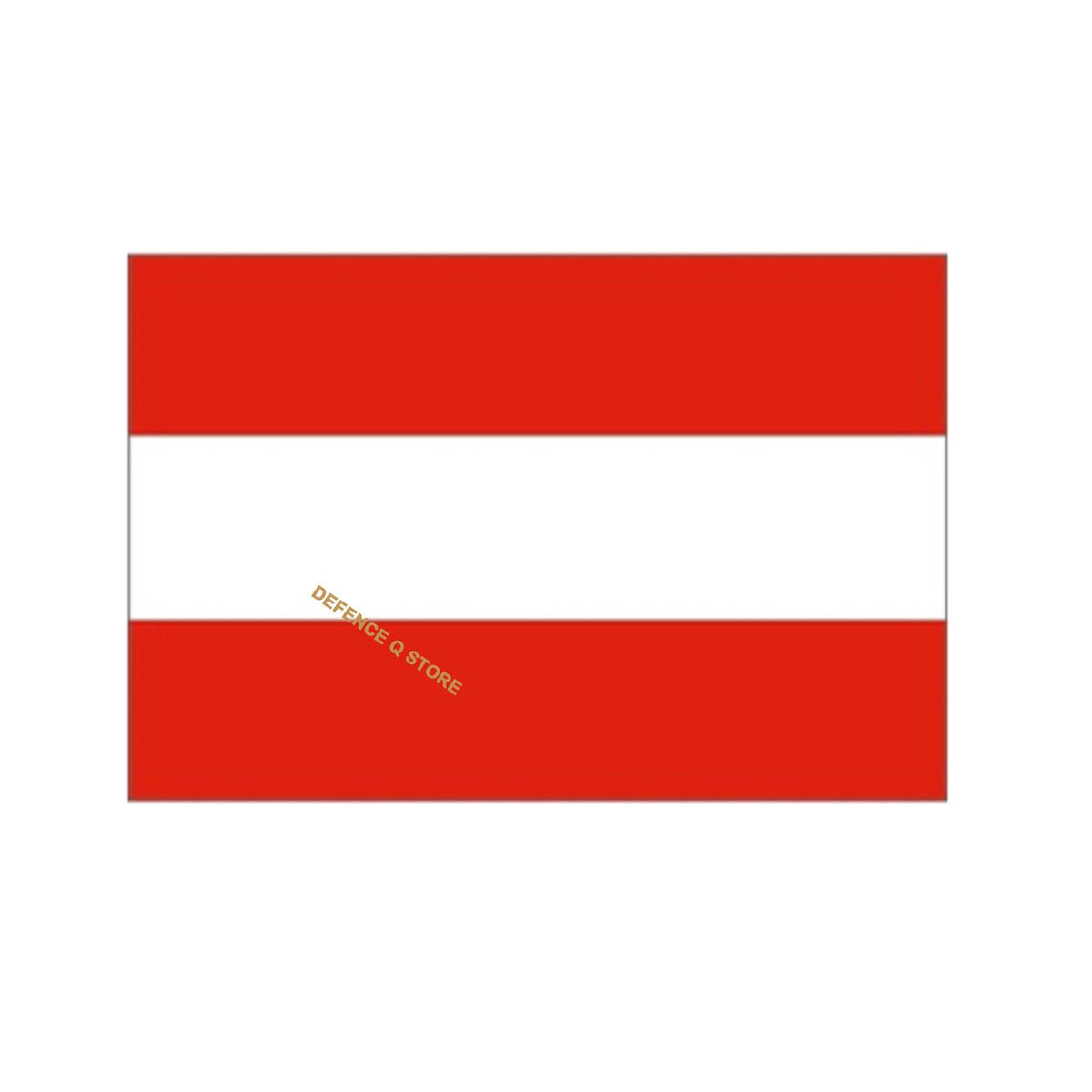The Austrian Flag has been used since the Battle of Acre in 1191. According to legend, the white tunic of Leopold V of Babenberg, Duke of Austria, was so bloodstained that the only part which remained white was underneath his sword belt. This inspired the triband design of the Austrian flag with 3 horizontal stripes of red, white and red again. This flag was not used after unification with Nazi Germany in 1938, however reappeared when independence was restored in 1945. www.moralepatches.com.au