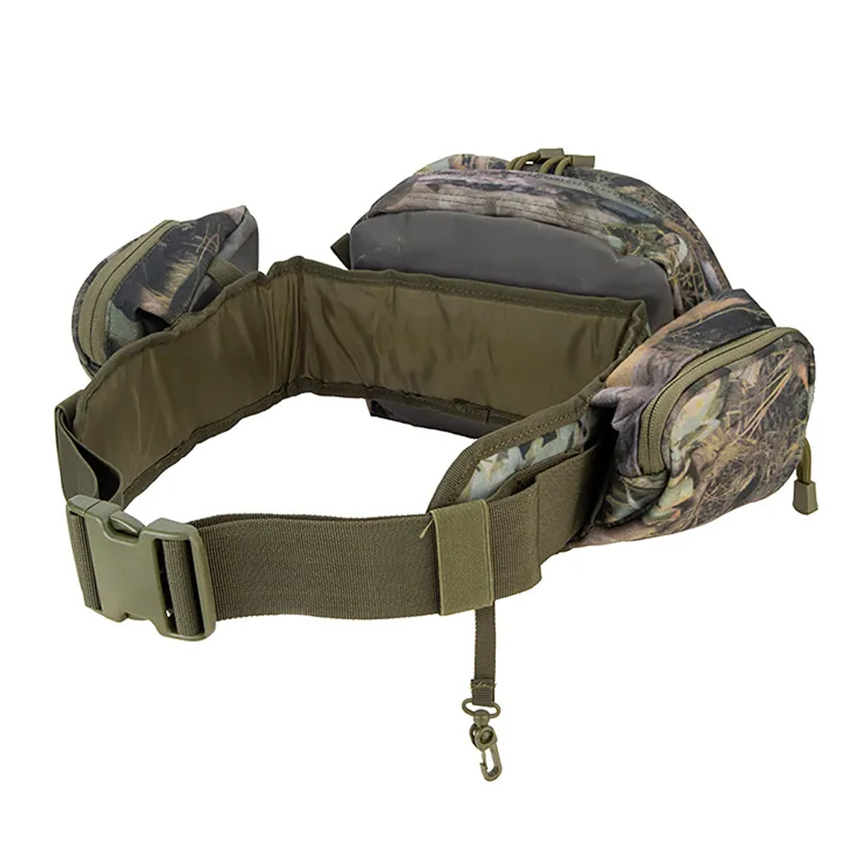 Discover alluring styles with Austealth's Native Camouflage Bum Bag. Knitted fabric with a PVC coating gives this 400gsm bag plenty of padding on the waist. Extra straps and toggle zips get the job done, plus side pockets with YKK zips for convenience! www.moralepatches.com.au