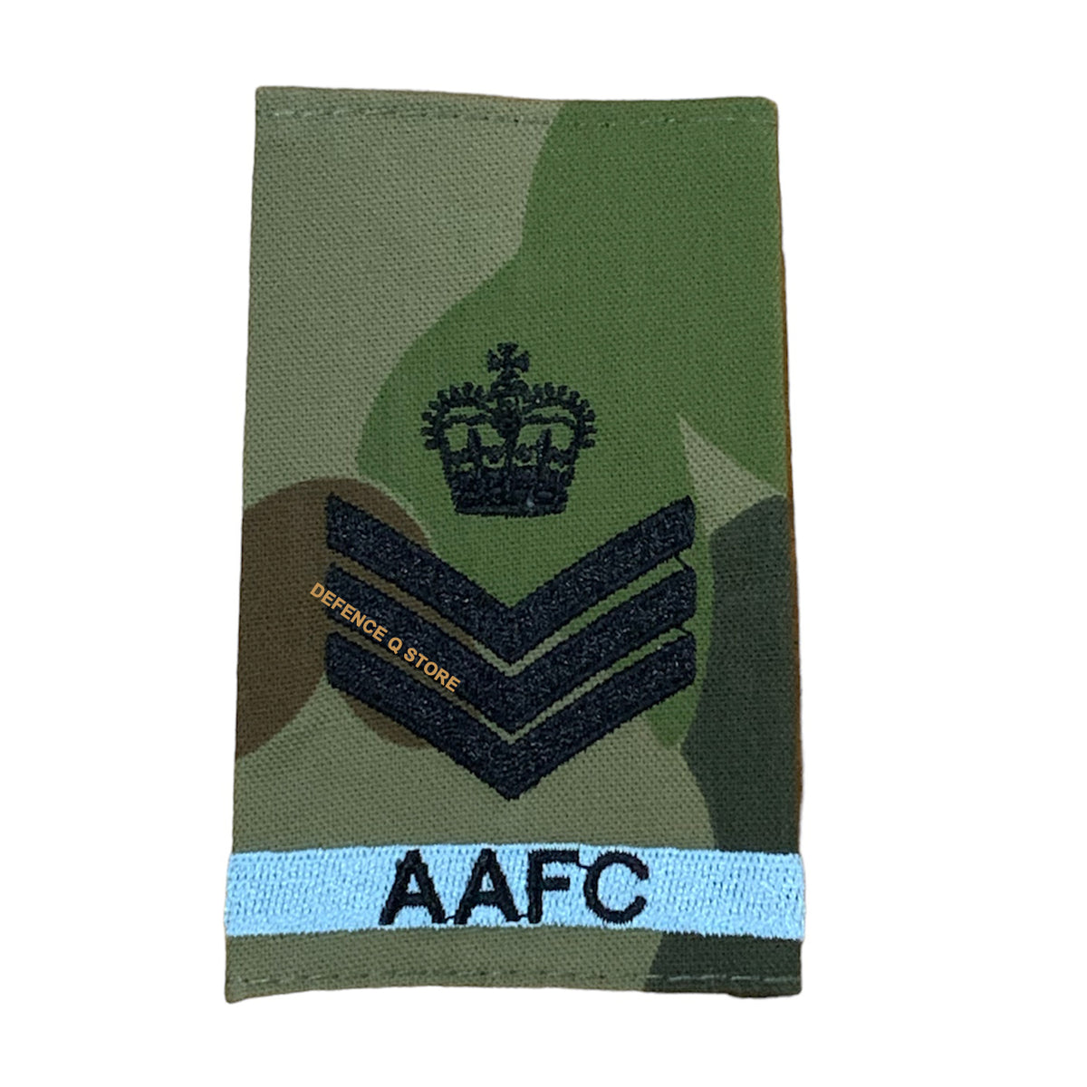 AAFC Australian Air Force Cadets Cadet Flight Sergeant CFSGT Auscam Rank Insignia DPCU Sold as x1 Rank Slide Only www.moralepatches.com.au