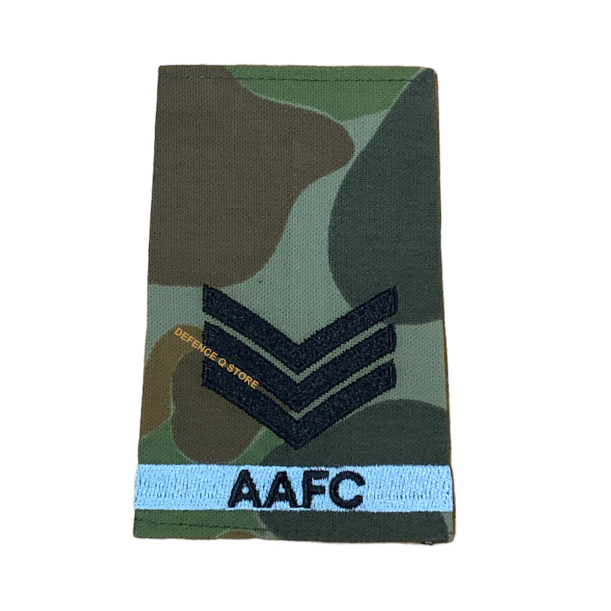 AAFC Australian Air Force Cadets Cadet Sergeant CSGT Auscam Rank Insignia DPCU Sold as x1 Rank Slide Only www.moralepatches.com.au