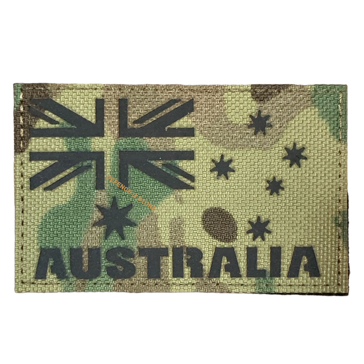 Enhance your outfit with the Australian National Flag Multicam Laser Cut Hook & Loop Patch. Measuring 5cm X 8cm, it adds a charming touch to your jacket, pack, or cap. Display your patriotic spirit in a stylish and compelling manner! www.defenceqstore.com.au
