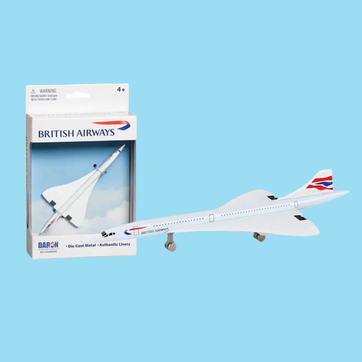 Own a piece of aviation's most revolutionary achievement with this stunning British Airways Concorde model from Daron. This meticulously crafted collectible celebrates the iconic supersonic airliner that redefined international travel, capturing its distinctive delta-wing silhouette with exceptional detail. www.moralepatches.com.au