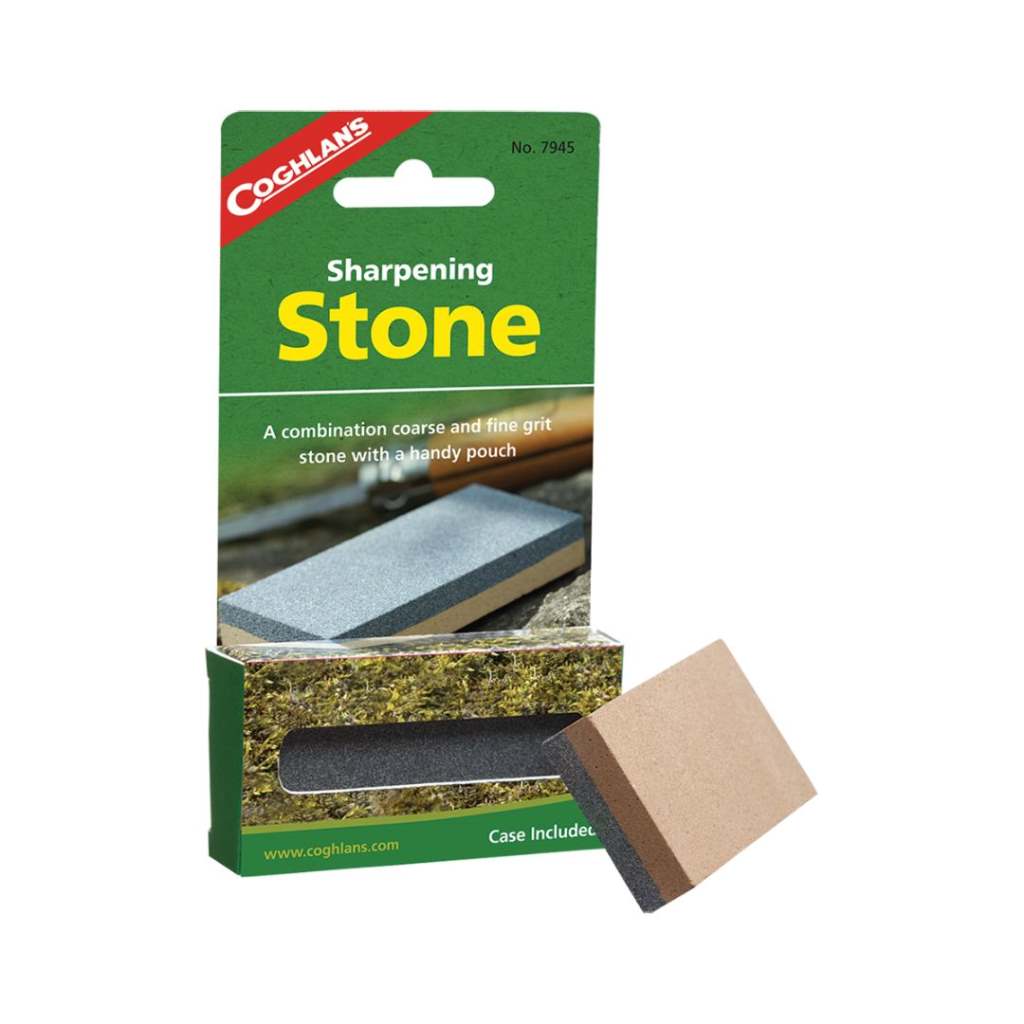 High quality coarse (120) and fine (400) grit stone made of electric-furnace abrasive grain. Complete with vinyl carrying case. Sharpens most sport knives - quickly and easily. www.moralepatches.com.au