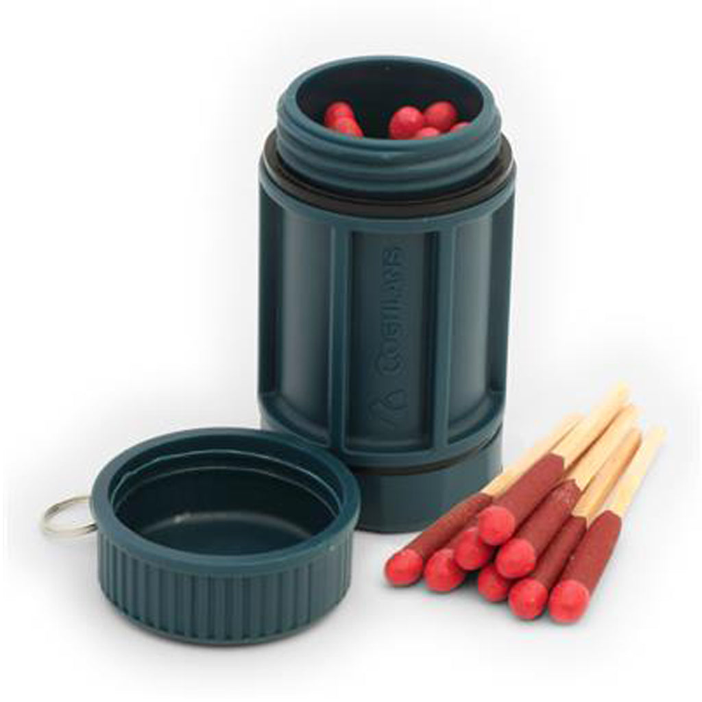 Designed to light in all extremes of weather, the match can withstand immersion in water and cannot be extinguished by wind, making it the ideal match when out in harsh conditions. Match head burns for 10 seconds. Waterproof tub comes with 2 striker surfaces. www.moralepatches.com.au