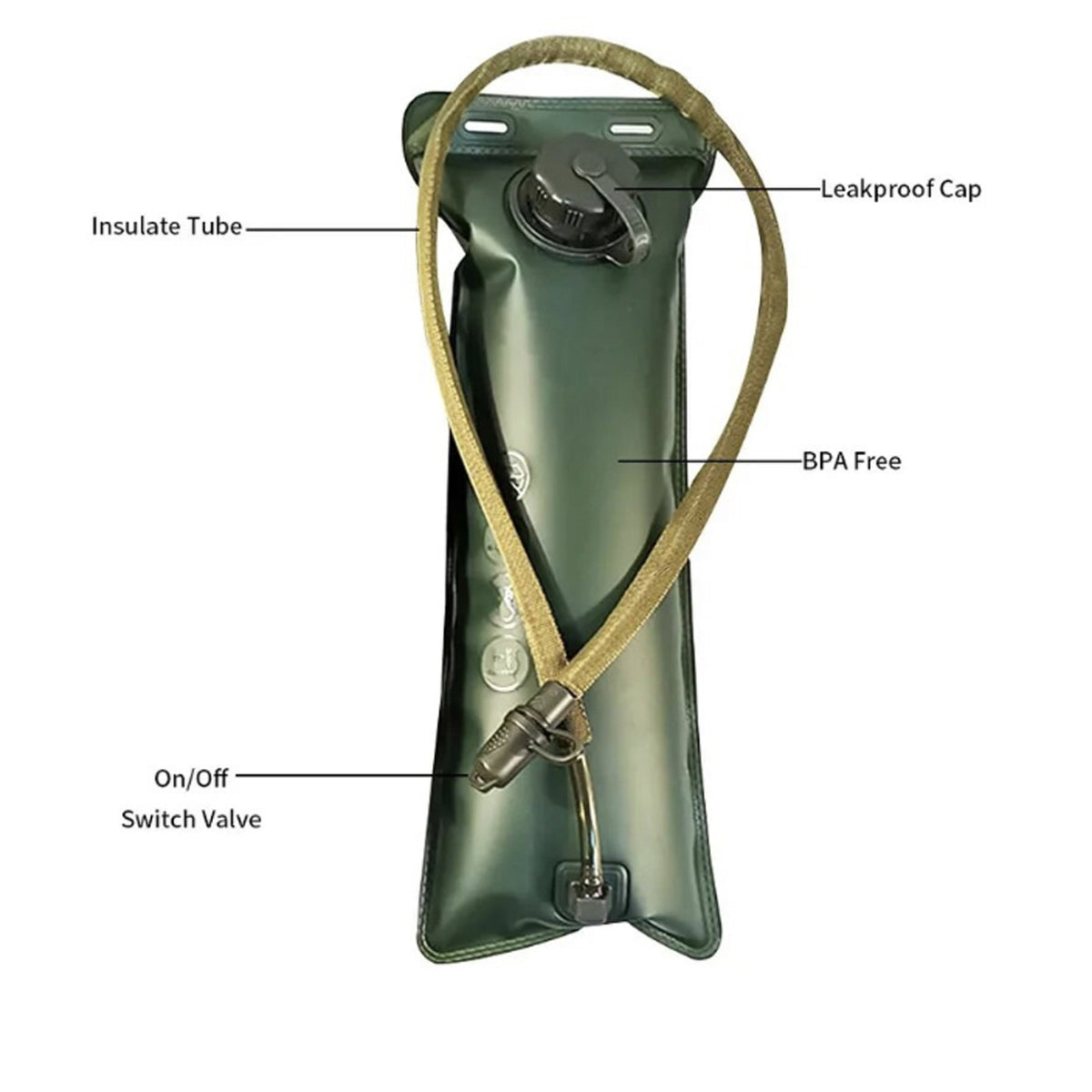 "Experience the ultimate hydration experience with the BPA Free Water Bladder Defence Q Store! Equipped with a TPU bladder and wide mouth fitting, this hydro bladder also includes a screw-in hose attachment and a bite valve with valve cap. Don't miss out on this essential entry level tool!" flat three www.moralepatches.com.au
