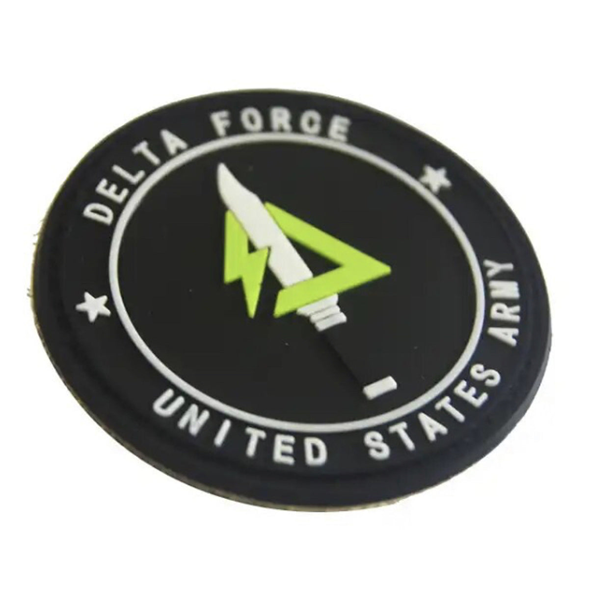 Delta Force PVC Morale Patch, Velcro backed Badge. Great for attaching to your field gear, jackets, shirts, pants, jeans, hats or even create your own patch board. Size: 8cm www.moralepatches.com.au