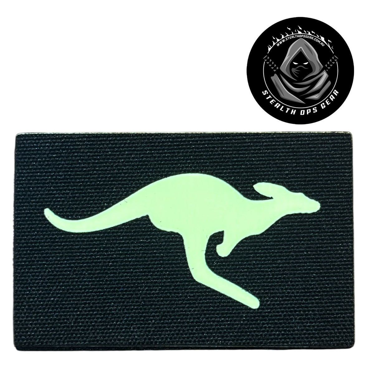 Make a bold statement with the Fluorescent Kangaroo Laser Cut Morale Patch Hook & Loop. This striking 8x5cm patch features laser-cut precision detailing that demands attention. www.moralepatches.com.au