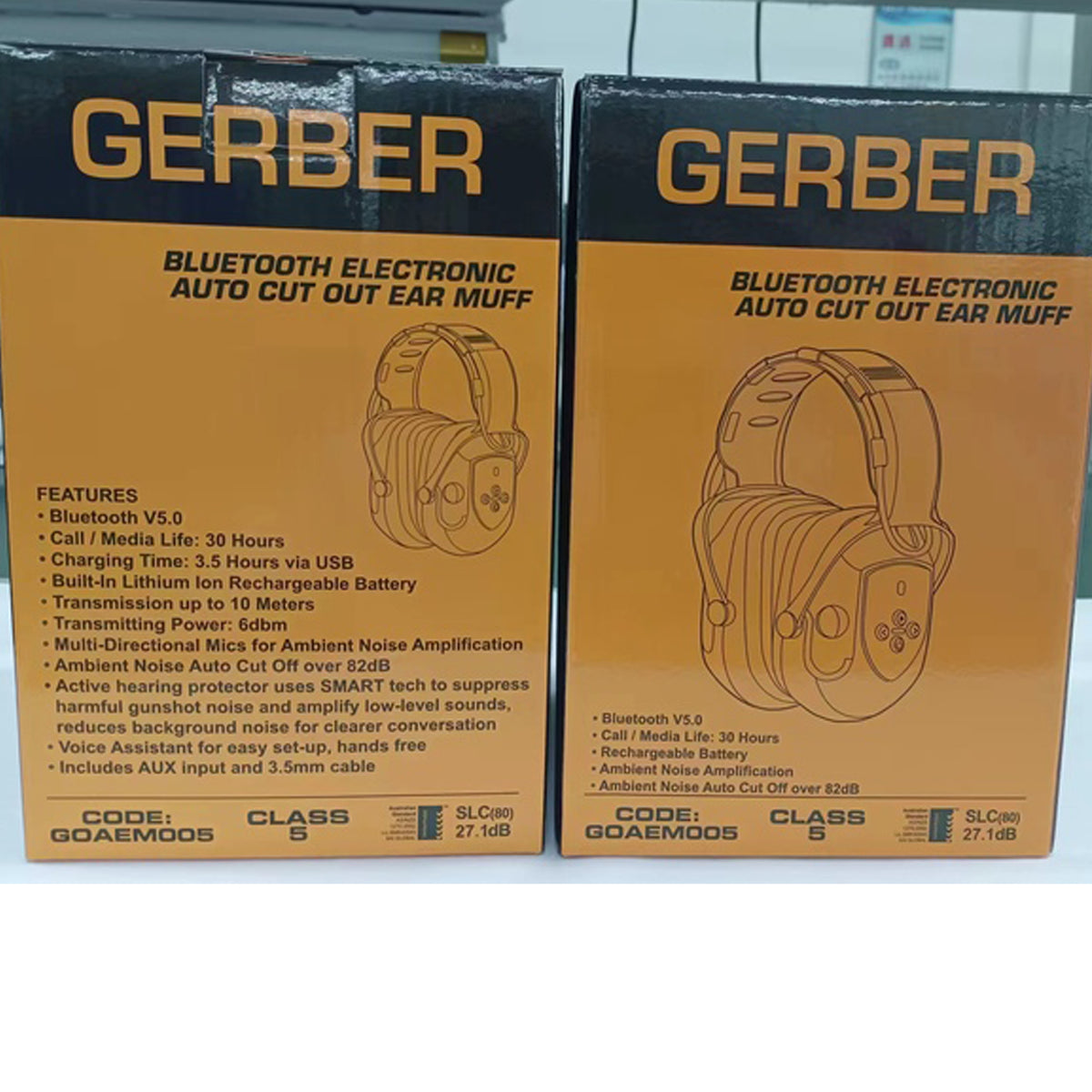 Get everything covered up 1 pair of earmuff hearing protection. Electronic Ear Muffs for ambient noise amplification up to 5x, automatic amplification when noise detected above 82dB. Bluetooth V5.0 connectivity to connect mobile or media device for listening or calls wire free. www.moralepatches.com.au