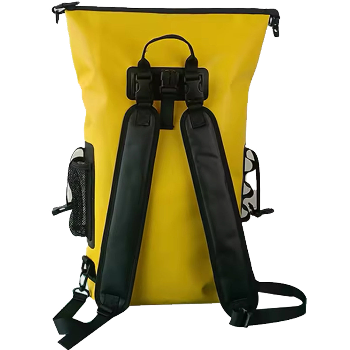 Explore the great outdoors with our versatile and durable Waterproof Backpack Drybag! Measuring 46x30x15.5cm, this backpack is made of PVC material and features clip-on shoulder straps for easy carrying. Perfect for hiking, light climbing, beach trips, kayaking, and other tactical operations, this backpack will be your go-to for all your outdoor adventures. www.moralepatches.com.au