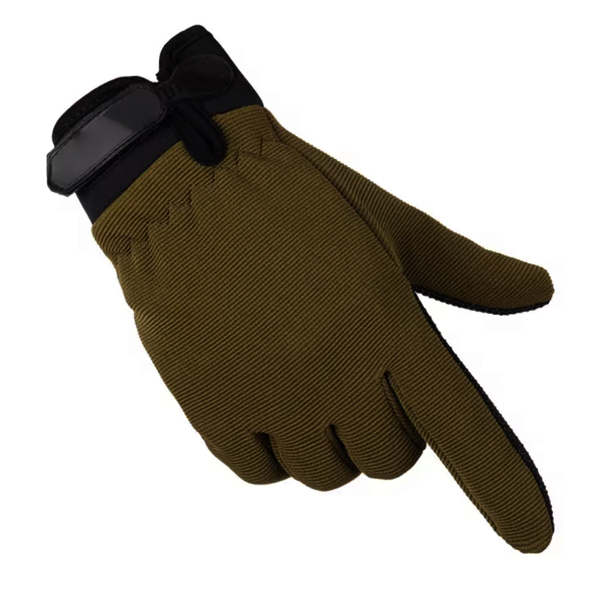Unlike normal gloves, the tactical fingerless has more flexibility and stretch. These are a one size fits most and are sized small to large for adjustments. www.moralepatches.com.au