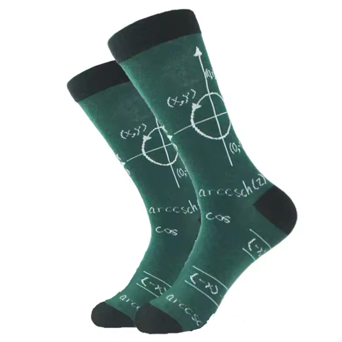 Step out in style and make a statement with our Math Green & Black Socks - available in size EUR 35-44. Crafted from polyester and cotton, these socks not only offer supreme comfort but also boast a beautiful and vibrant design. The perfect gift for someone special or a treat for yourself, order your pair now! www.moralepatches.com.au