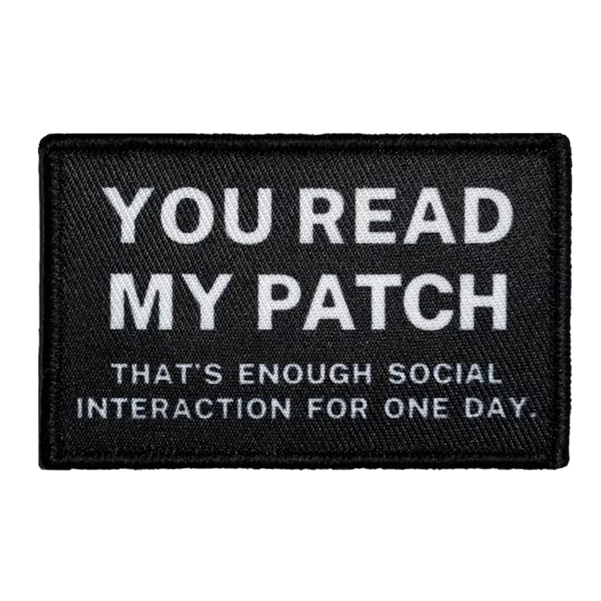 Get ready to experience the ultimate patching tool! The You Read My Patch Hook & Loop is 8x5cm - the perfect size for all your patching needs. Trust us, you won't want to be without it! www.moralepatches.com.au