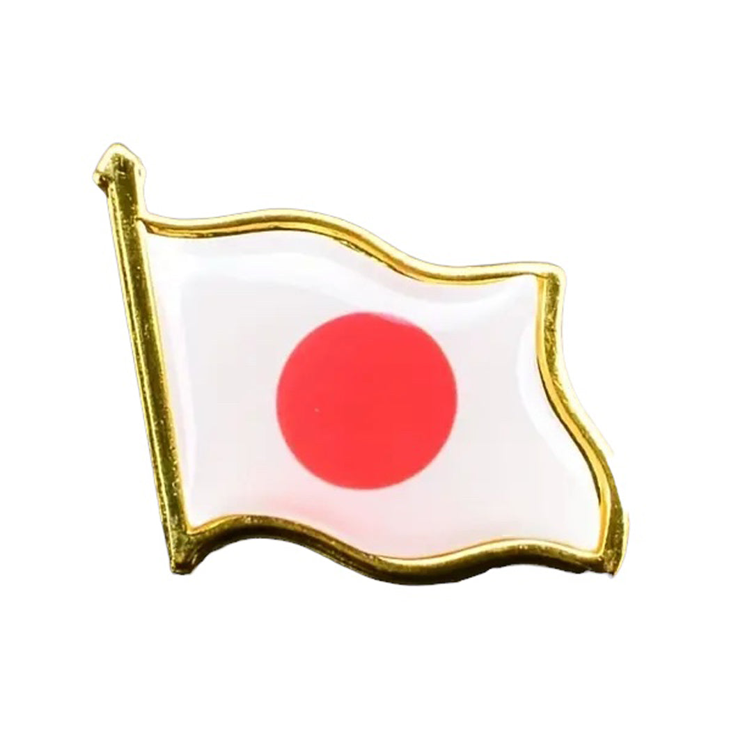 This gold-plated, enamel-filled lapel pin allows you to proudly display the Japan flag while honouring all those who have served or are currently serving in all theatres of war and peacekeeping efforts. Featuring the Japan Flag, it symbolises both national pride and remembrance. www.moralepatches.com.au