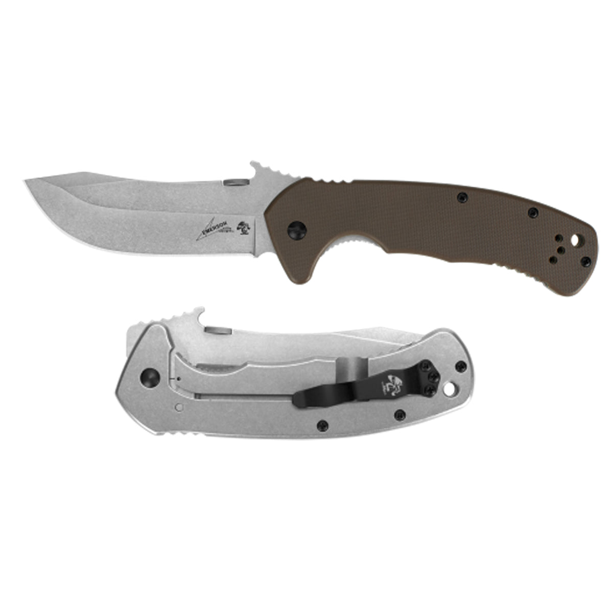 Based on the Emerson Rendezvous, the CQC-11K D2 now features D2 blade steel. This high-carbon, high-chromium tool steel is a great choice for a knife blade, www.moralepatches.com.au