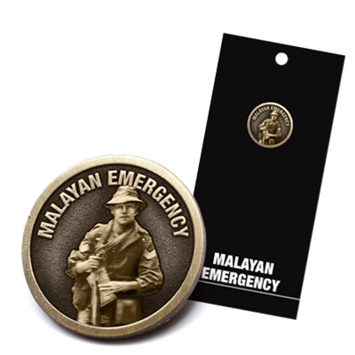 The Sensational Malayan Emergency Lapel Pin is perfect for history enthusiasts and those who appreciate unique collectables. This lapel pin adds a touch of elegance to any outfit while showcasing your love for history. www.moralepatches.com.au