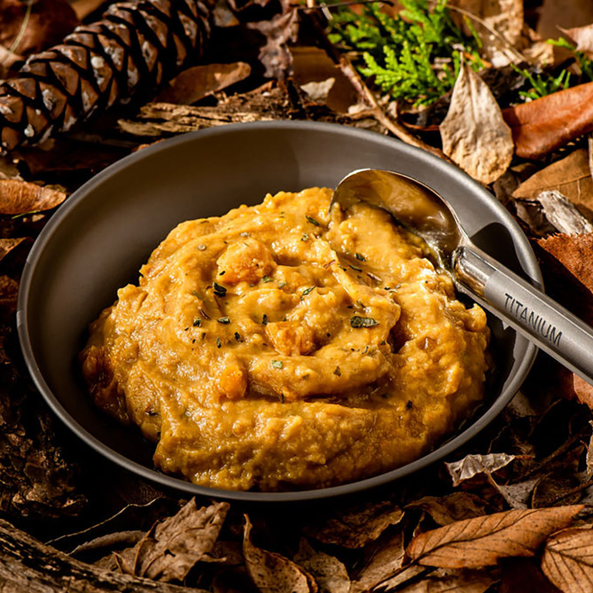 This subtle herb-infused pumpkin and potato mash makes a great side dish for any meal.
Forget freeze-dried! The best way to refuel after adventures in the outdoors is with real food.
www.moralepatches.com.au