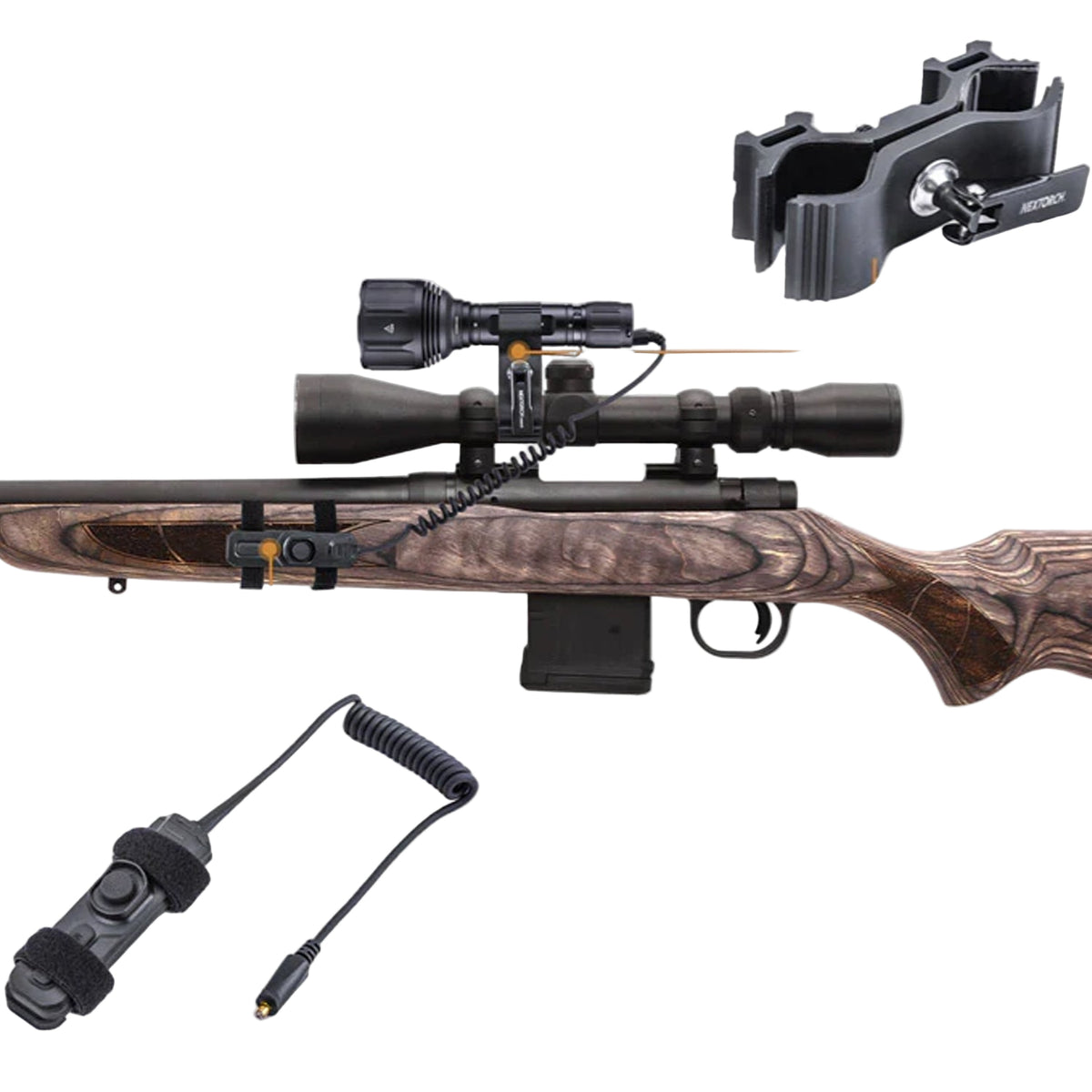 The NEXTORCH T7 MAX was developed together with internationally successful experts for hunting.
This exceptionally powerful hunting lamp has therefore been created out in the field and is highly praised by experienced hunters. www.moralepatches.com.au