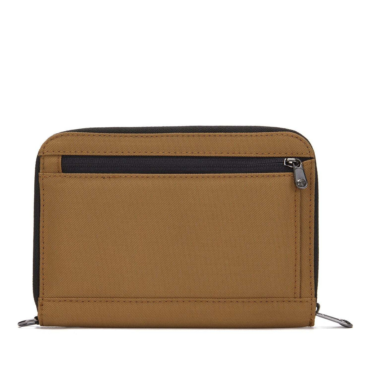 Sort your travel essentials into a zip folder that protects the information stored on your passport and cards. This Travel Organizer is made from RFID blocking material and has compartments for multiple currencies, space for a boarding pass and more. www.moralepatches.com.au