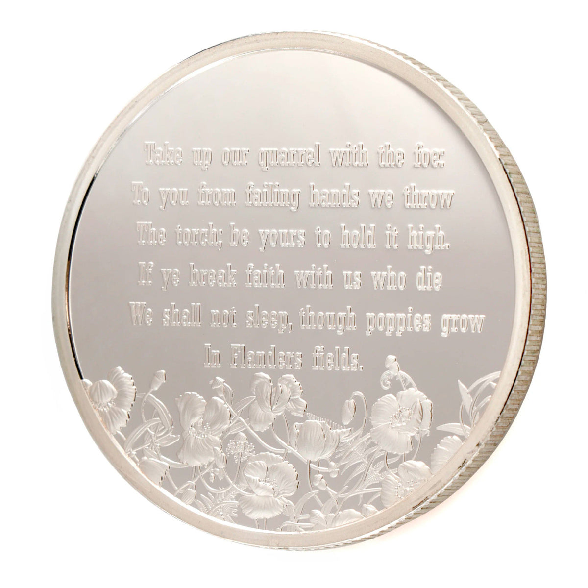 A striking medallion bringing together beautiful commemorative touches with stunning artwork to create a wonderful addition to any collection. Featuring the vibrant poppies from the moving painting by Australian artist Adriana Seserko, this beautiful medallion is a moving addition to any collection. www.moralepatches.com.au