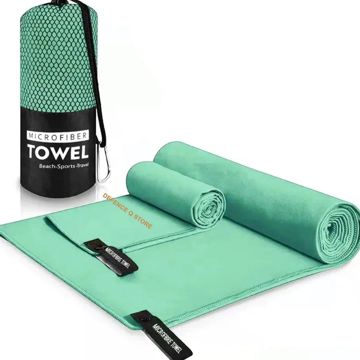 Experience the ultimate convenience with our Quick Drying Small Towel in vibrant Light Green. Its lightweight and compact design allows for easy packing in its own pouch, making it perfect for all your sports and outdoor activities. Measuring 40cm x 80cm, this towel is sure to become your go-to essential for on-the-go adventures. www.moralepatches.com.au