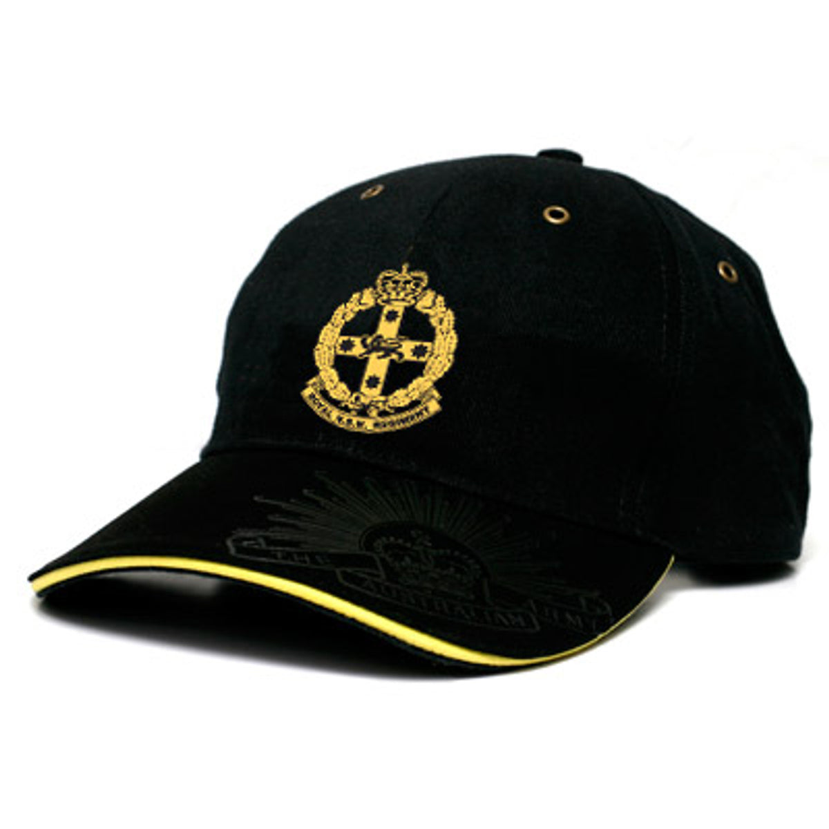 This Royal New South Wales Regiment (RNSWR) cap is a must-have for style and practicality - the heavy brushed cotton looks cool while the RNSWR crest is prominently embroidered on the front, and the iconic Rising Sun badge embossed on the peak and engraved on the strap buckle complete the look! www.moralepatches.com.au