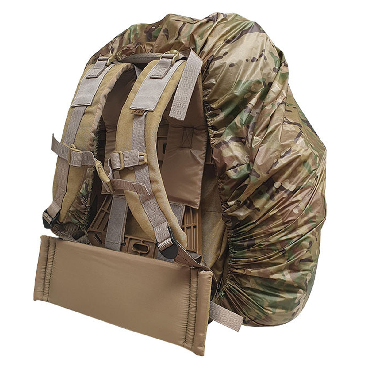 Made from 1.1oz silnylon and weighing only 115 Grams the Pack Cover is an ultralight waterproof cover for Large and Medium Field Packs. Seamless construction and elastic draw cord too ensure a snug fit on packs of all shapes. www.moralepatches.com.au