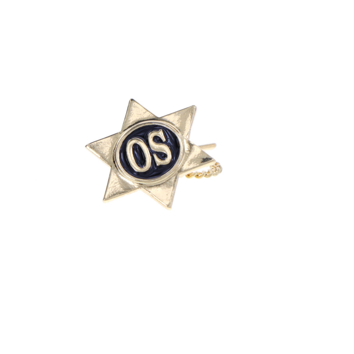 Treat yourself to the exquisite Steward Tie Pin. Showcase your unique style with this fine gold-plated pin, featuring a vibrant color enamel. You'll be ready to shine right away- get yours now! Specifications: Material: Gold-plated, full-colour enamel Colour: Gold, blue Size: Standard www.moralepatches.com.au