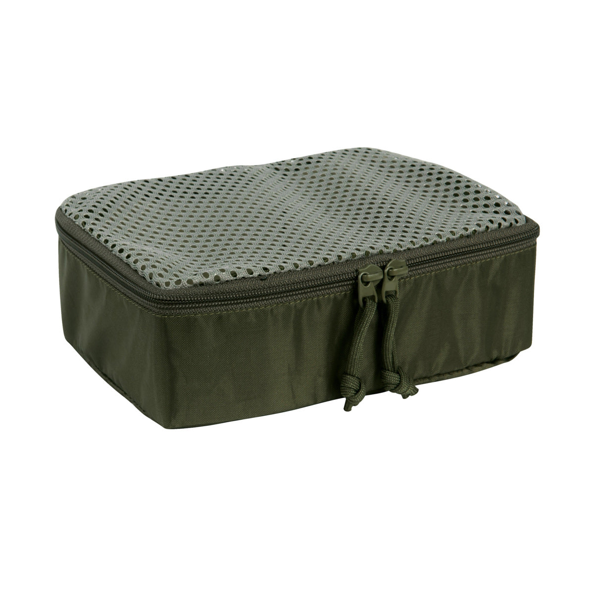 Flexible mesh pouches in three sizes, one for compression. With hook-and-loop fastening back (hooks) for modular use. The back is also covered for universal use. The set consists of four pouches. www.moralepatches.com.au