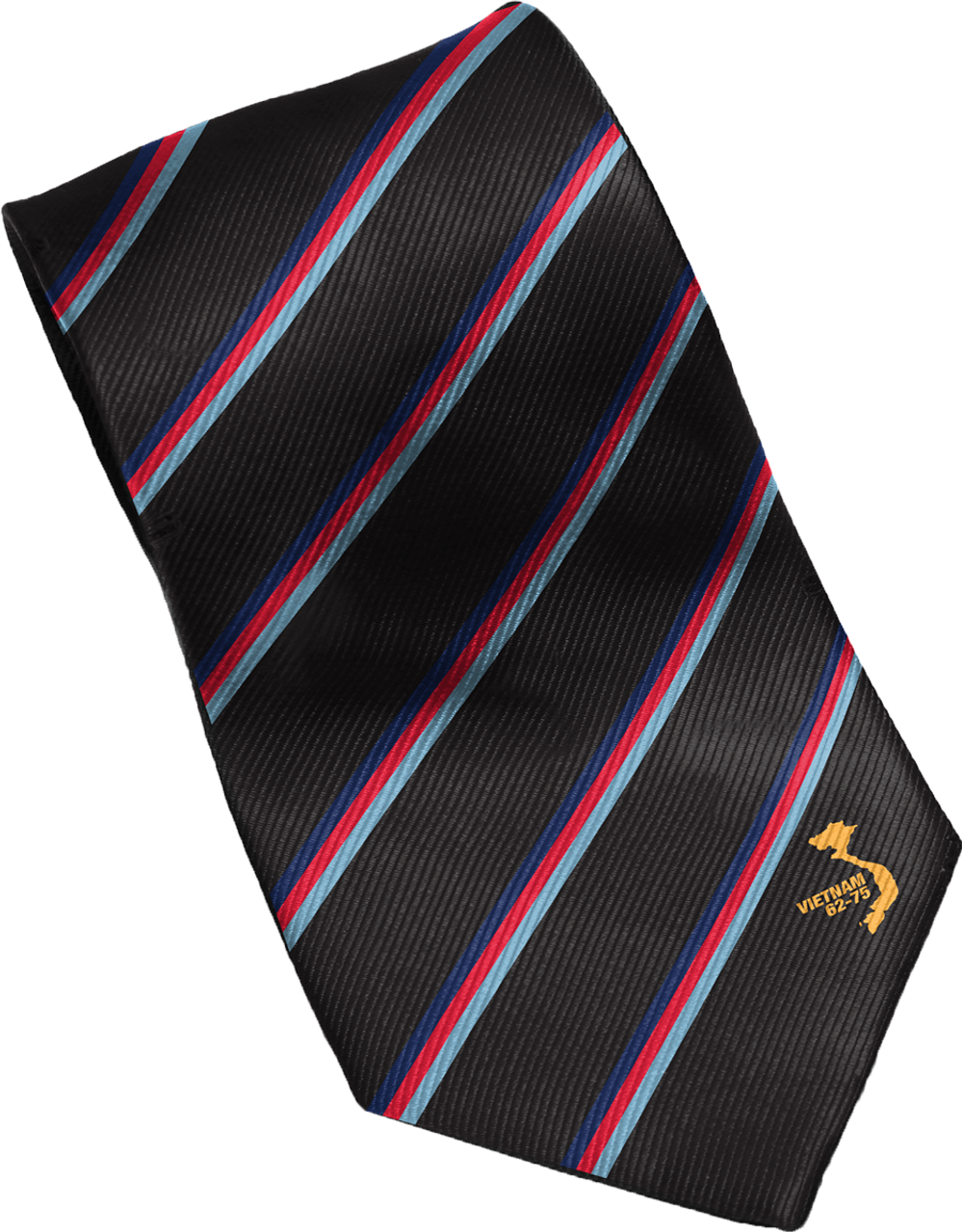 The Vietnam Tri Colour Tie is a stylish and meaningful accessory that commemorates the brave men and women who served in Vietnam. Made from high-quality polyester, this tie features a striking tri-colour badge representing the Navy, Army, and Air Force. www.moralepatches.com.au