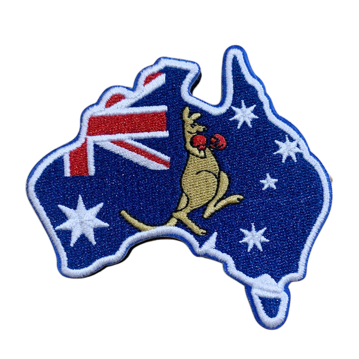 Experience the pride of Australia with our iconic Australian and Boxing Kangaroo Embroidery Patch, featuring a sturdy Velcro backing for easy application. Measuring at 8.8x8cm, this patch is the perfect addition to your collection or to show your love for Australia on any surface. www.moralepatches.com.au