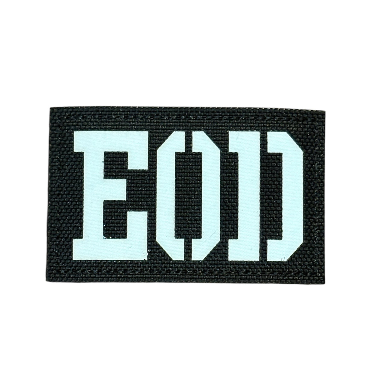 Make a bold statement with the EOD Laser Cut Black Patch. This striking 8x5cm patch features laser-cut precision detailing that demands attention. Backed with both hook and loop fasteners, it's ready to attach to tactical gear, backpacks, or uniforms instantly. www.moralepatches.com.au