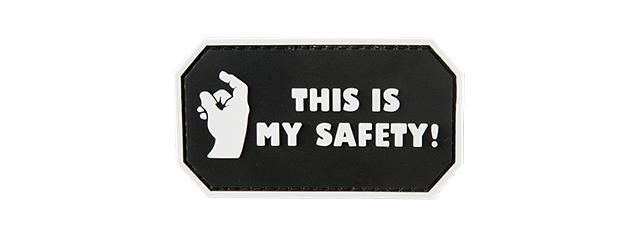 This is My Safety PVC Patch, Velcro backed Badge. Great for attaching to your field gear, jackets, shirts, pants, jeans, hats or even create your own patch board. Size: 7.5x4.2cm