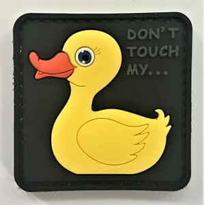 Tactical Rubber Duck PVC Patch Yellow, Velcro backed Badge. Great for attaching to your field gear, jackets, shirts, pants, jeans, hats or even create your own patch board. Size: 5x5cm