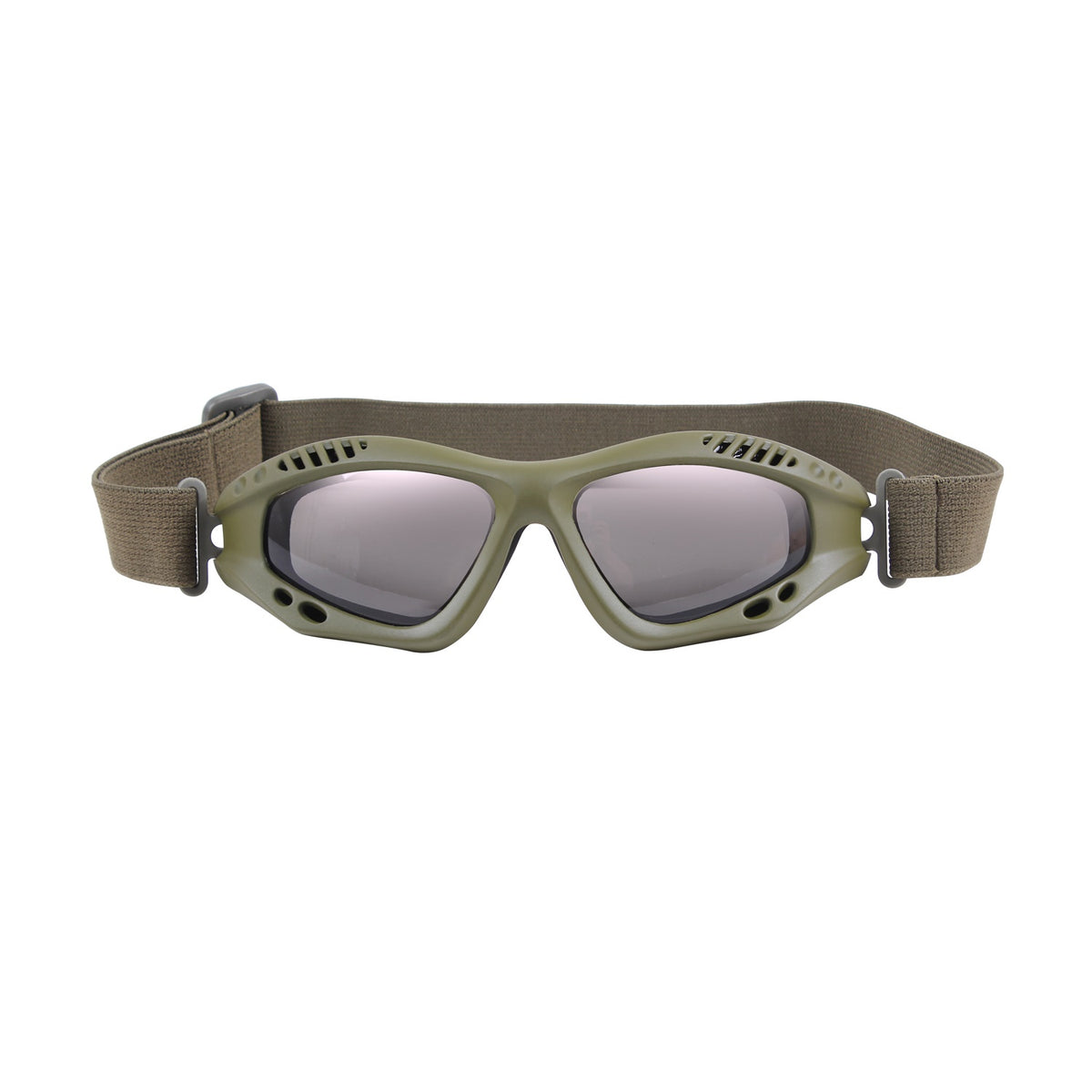 Lightweight and durable Rothco's Ventec Tactical Goggles feature a resilient shatterproof polycarbonate lens with an anti-scratch coating.