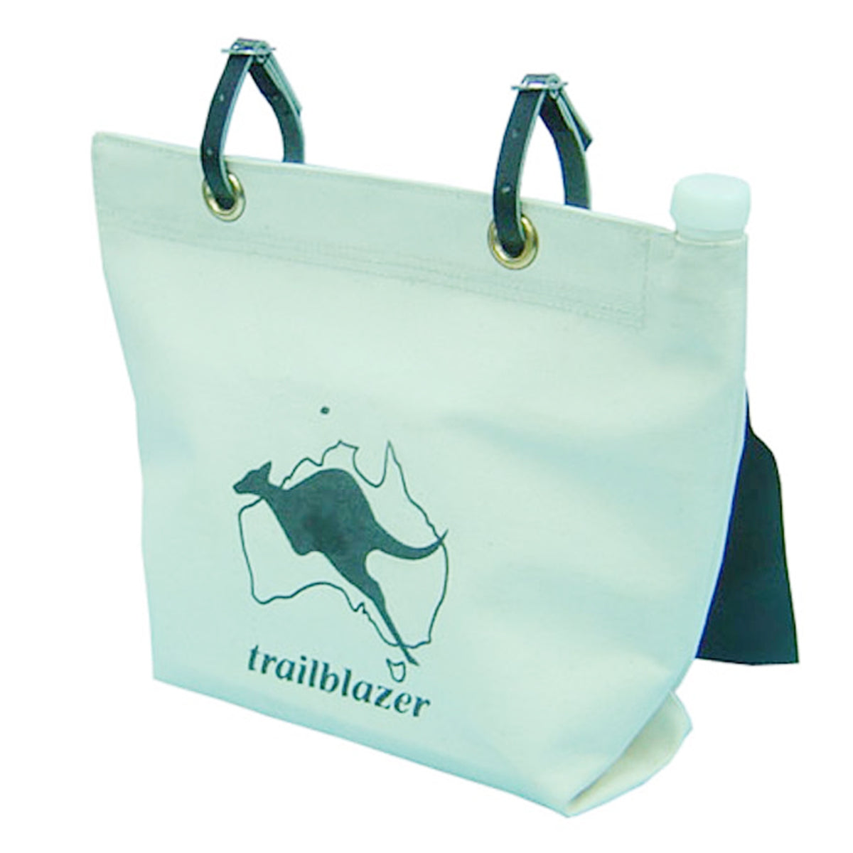 Designed and used in the Australian Outback. Our Water Bags are a great way to keep water cool. 2 Leather Hang Straps to hang water on your verandah or campsite tree Sizes: 28cm wide 34cm wide 40cm wide