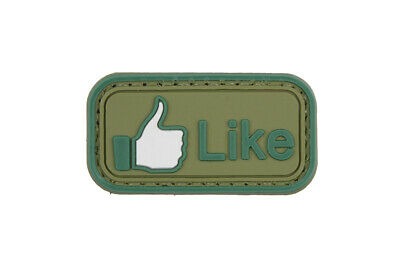 Like Button PVC Patch, Velcro backed Badge. Great for attaching to your field gear, jackets, shirts, pants, jeans, hats or even create your own patch board. Size: 5x2.5cm