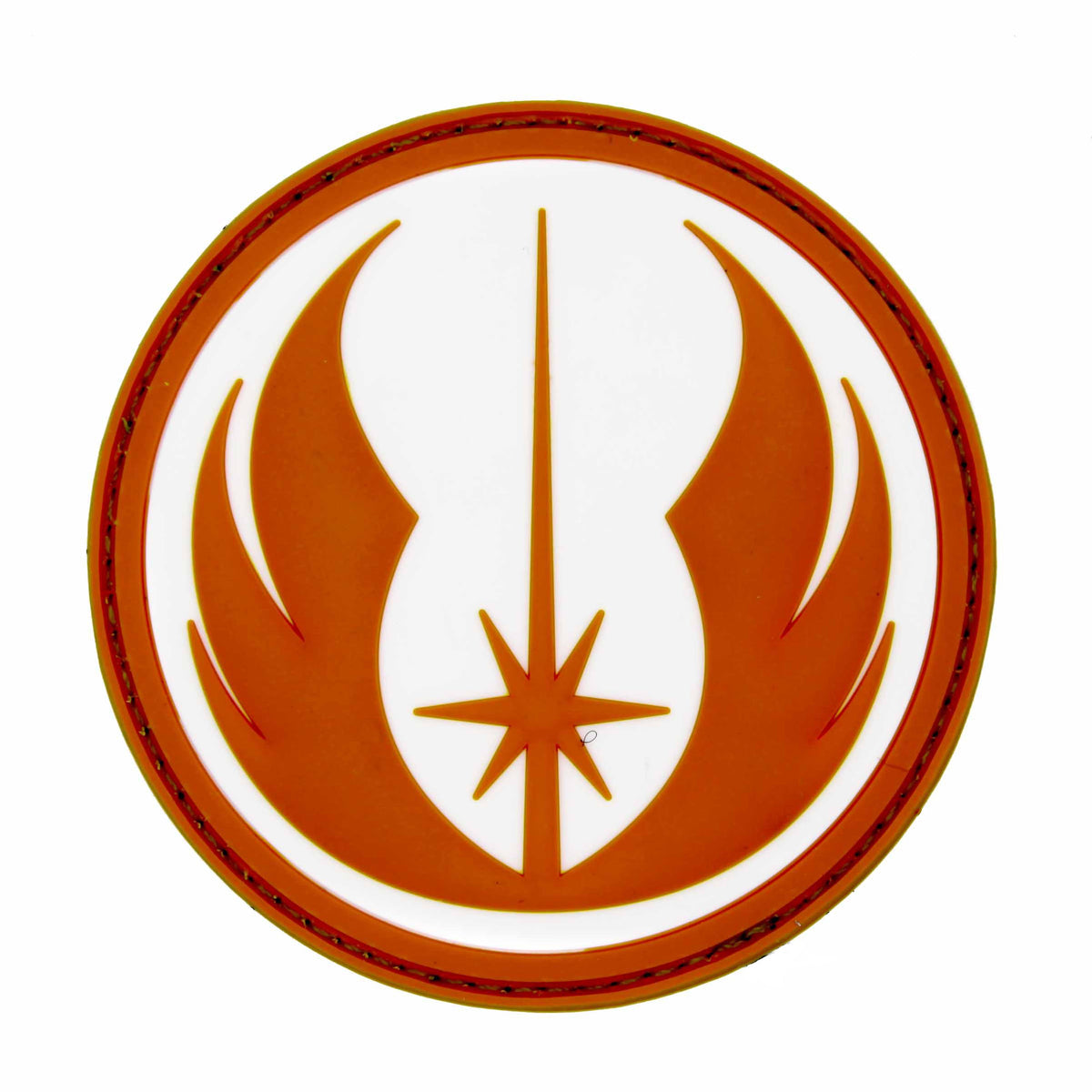 Jedi Order PVC Patch, Velcro backed Badge. Great for attaching to your field gear, jackets, shirts, pants, jeans, hats or even create your own patch board. Size: 6cm