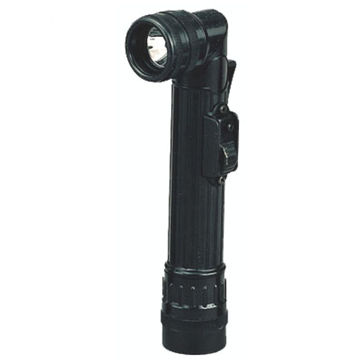Army Style Flashlight AA Cell Black