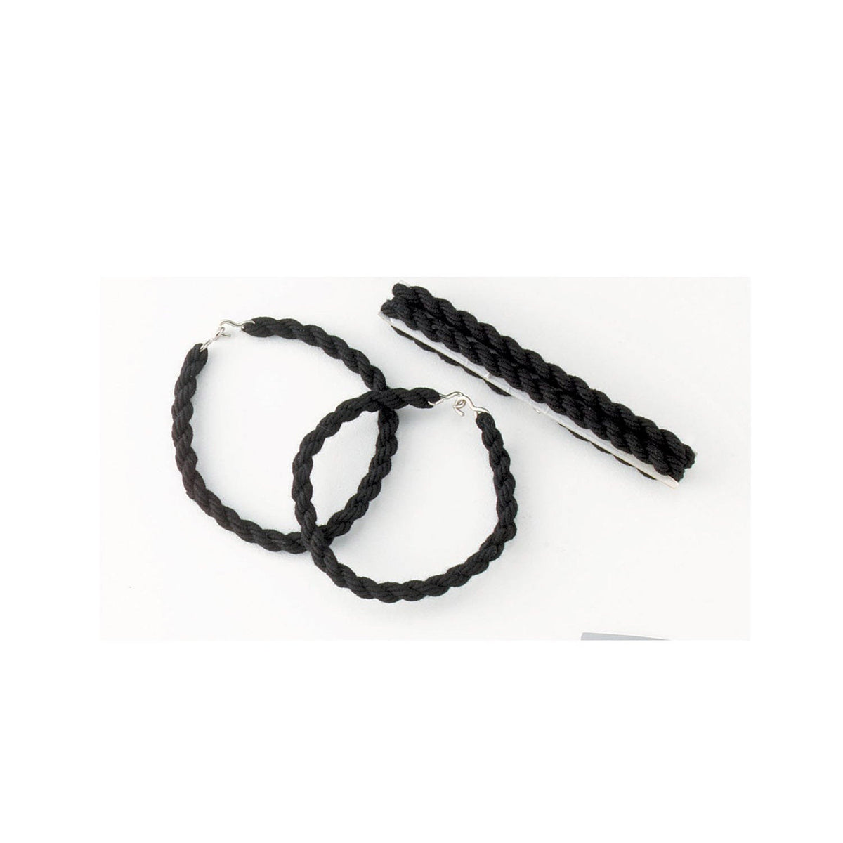 ONE PAIR SET Keep your uniform pants neat and professional looking with Elastic Blousing Ties. Elasticized Cotton Blousing Garters Keeps Pant Bottoms Neat And Tucked In All Day Long Hook-On Style Makes It Easy To Tighten The Pant Bottoms Around Your Boots Maintain A Professional Appearance While Keeping Dirt And Debris Out Military Garters Come Two In A Set