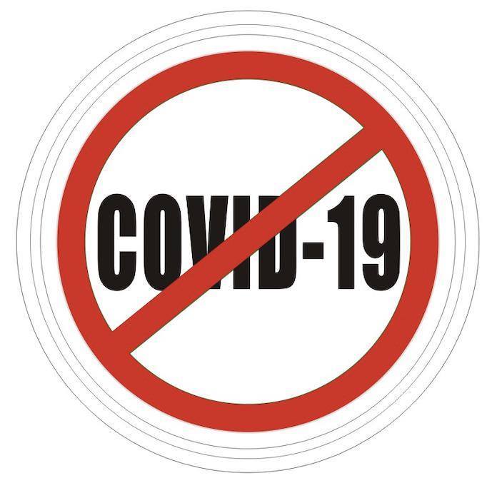 Stop COVID-19 PVC Patch White, Velcro backed Badge. Great for attaching to your field gear, jackets, shirts, pants, jeans, hats or even create your own patch board. Size: 6cm