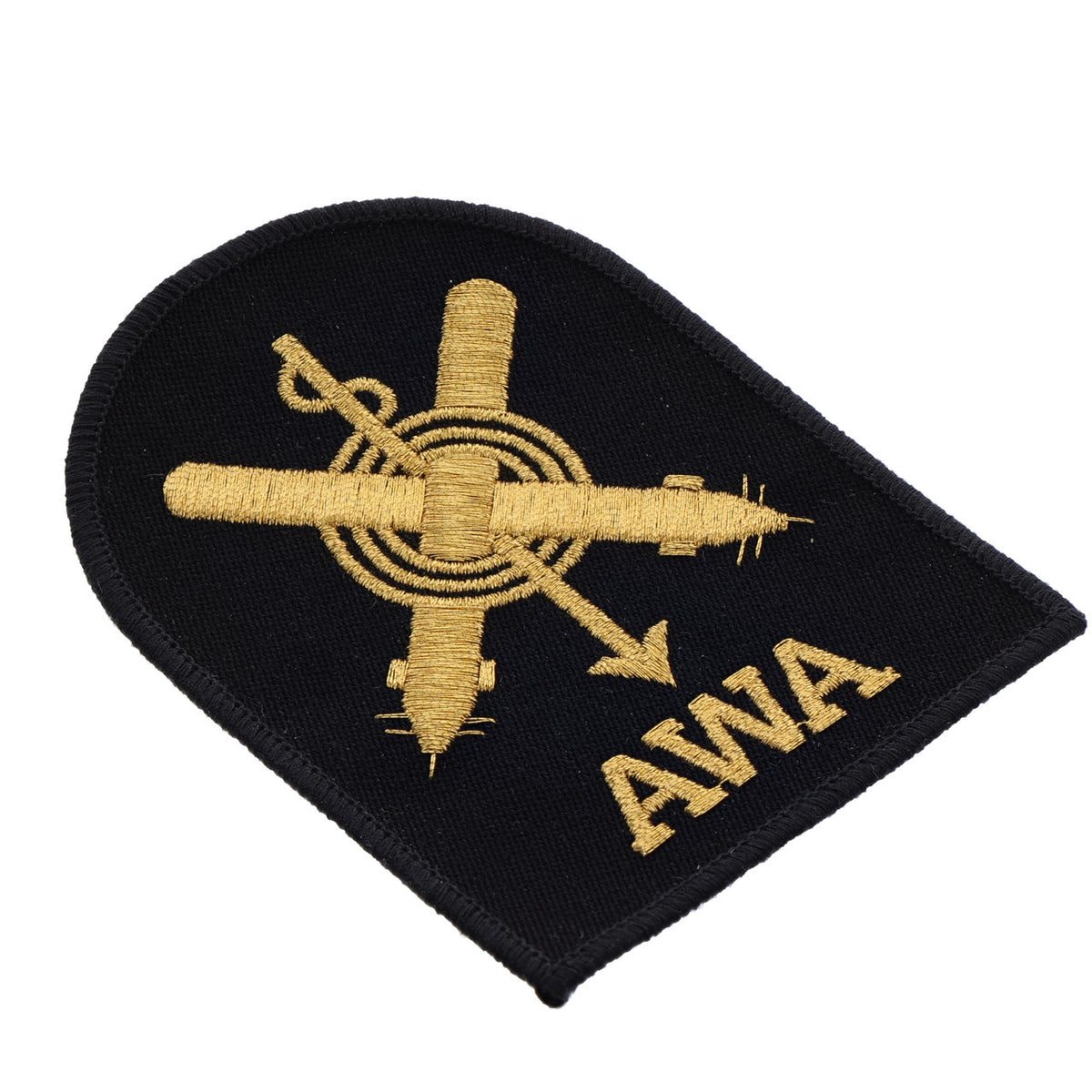 Perfectly sized, this Acoutistc Warfare Analyst Badge has embroidered details ready for wear Specifications: Material: Embroidered details Colour: Black, gold
