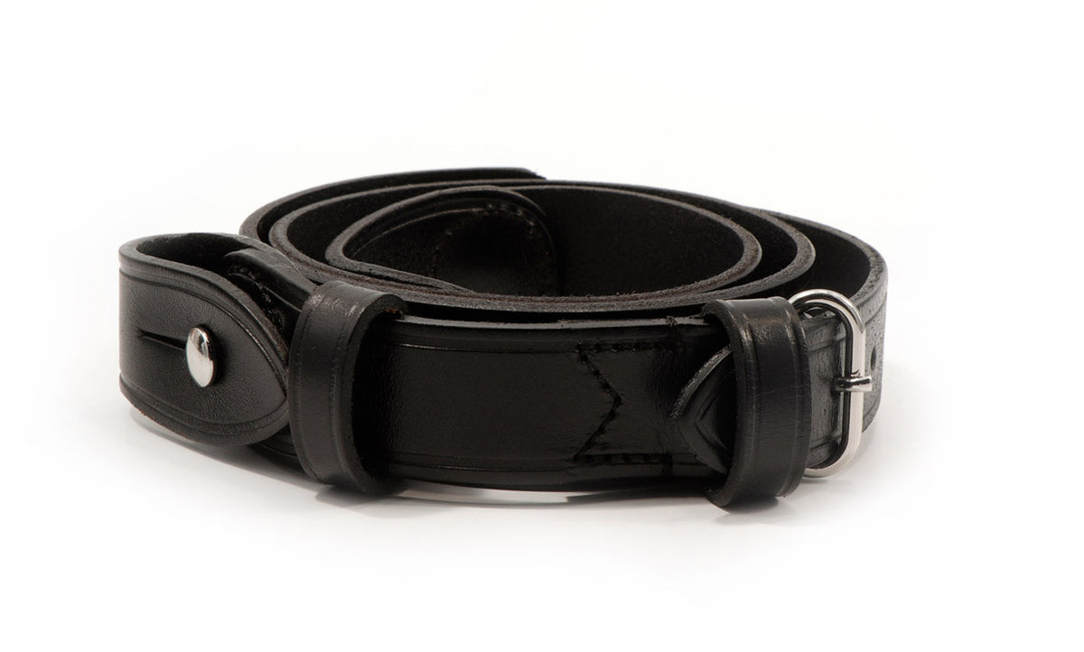 The Sam Browne Belt to be used with the leather scabbard and sword frog to carry your sword or to complete your sword collection.