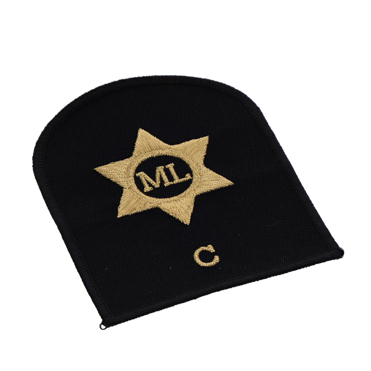 Perfectly sized, this Chef Badge has embroidered details ready for wear Specifications: Material: Embroidered details Colour: Black, gold Size: Standard