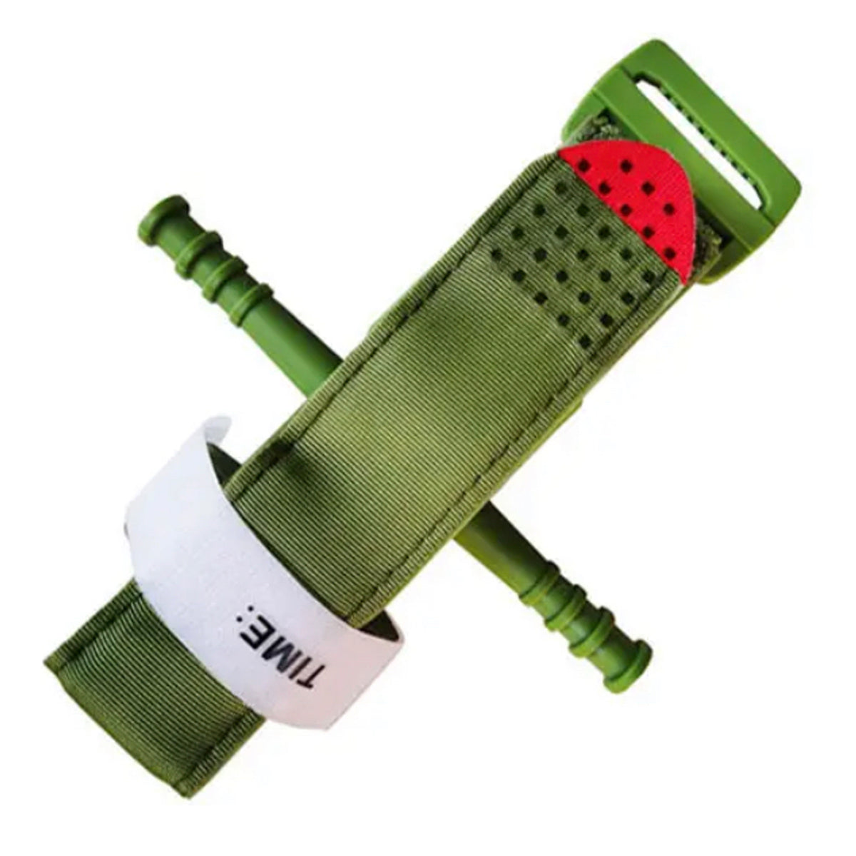 The Combat Application Tourniquet (CAT) is an effective tool to help control severe blood loss from body's extremities. If used correctly, the CAT has the ability to save lives. A general misconception of the CAT is that it will result in the casualty requiring amputation of their extremity; this is false. Amputation is more often required as a result of the injury itself, not because of the tourniquet. 95cm www.moralepatches.com.au