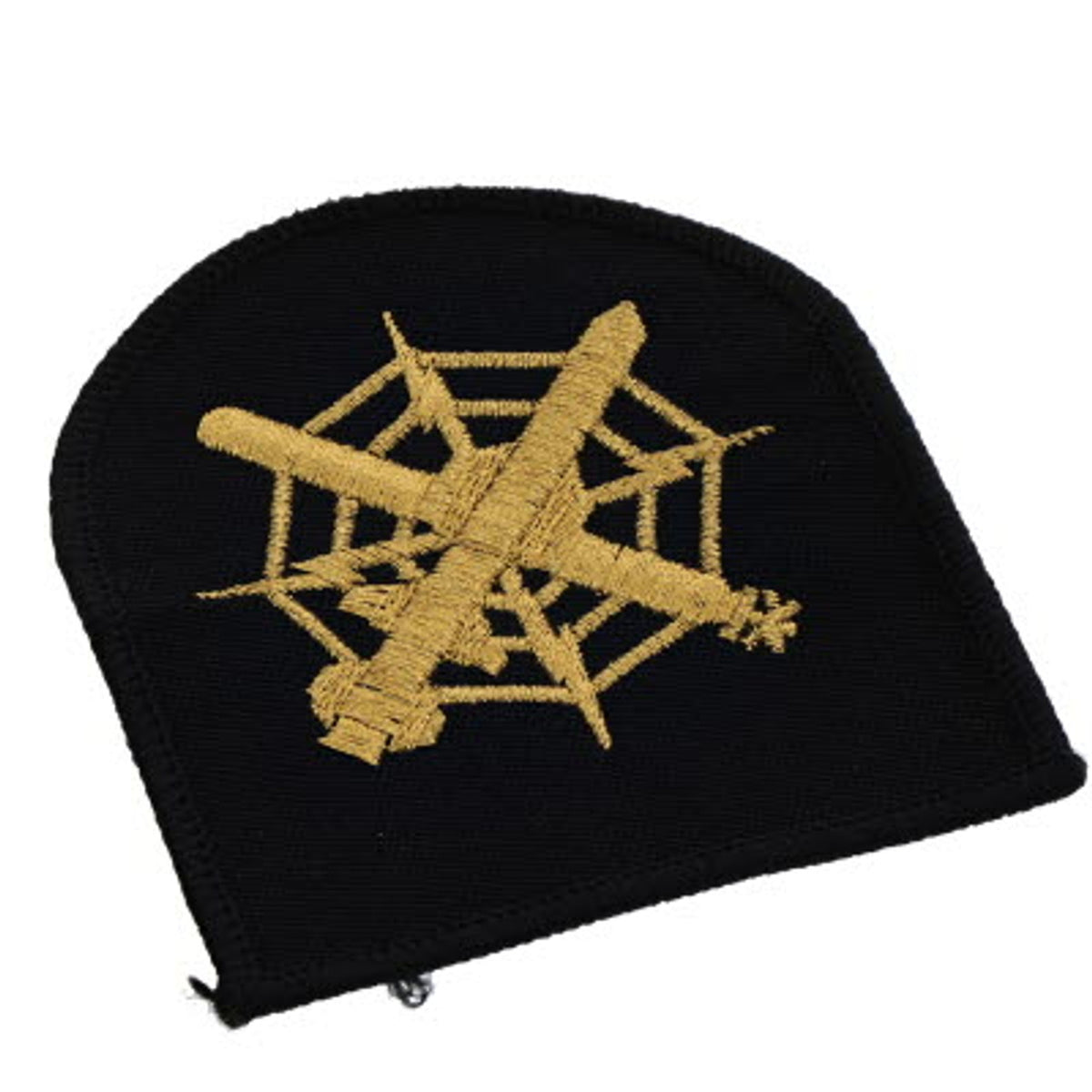 Perfectly sized, this Combat Systems Operator Badge has embroidered details ready for wear Specifications: Material: Embroidered details Colour: Black, Gold