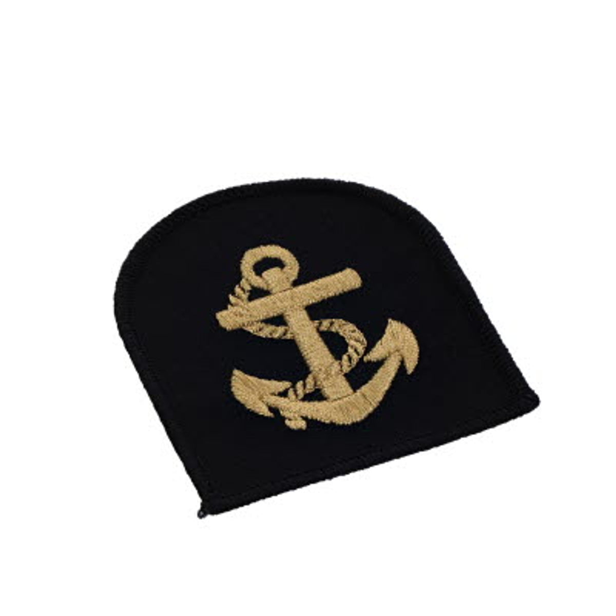 Perfectly sized, this Fouled Anchor Leading Seaman Rank Badge has embroidered details ready for wear Specifications: Material: Embroidered details Colour: Black, Gold